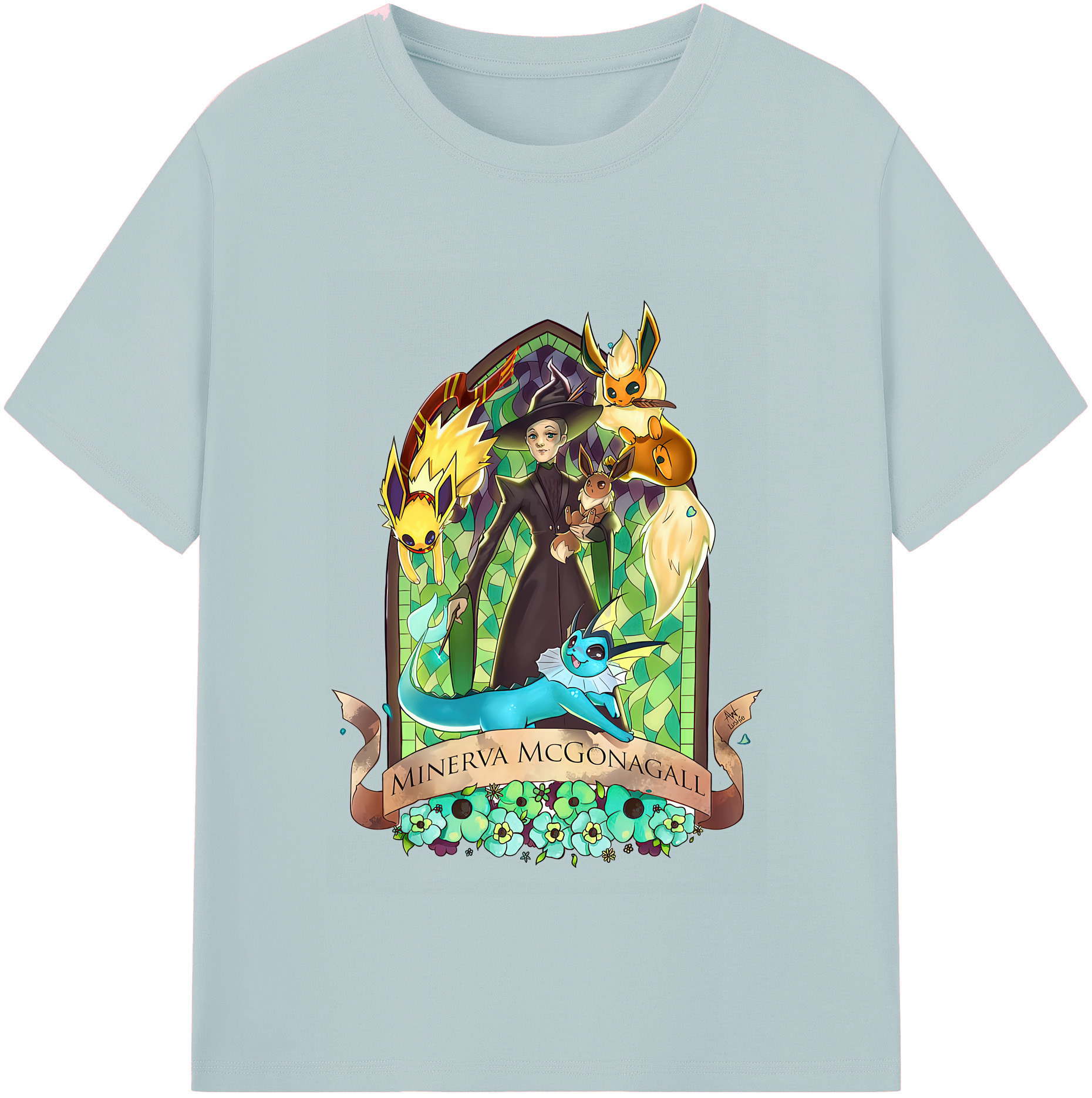 （画像用） Harry Potter ハリー・ポッターシリーズ 綿100％半袖Tシャツ（フロントプリント）